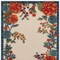 Homeroots 6' Ivory Blue And Orange Floral Indoor Outdoor Runner Rug 548034 - alternate 2