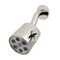 Kingston Brass 3" Round Raindrop Brass Shower Head with 5-3/8" Shower Arm, Polished Nickel K238A6CK - alternate 1