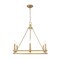 Z-Lite Dennison 6-Light Chandelier, 27.5 in W, Signature Brass 4005-6SBR - alternate 2