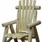 Homeroots 28" X 26" X 42" Natural Wood Dining Chair 370286 - alternate 2