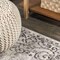Jonathan Y Minori Filigree Medallion Dark Gray/Cream 5 ft. x 8 ft. Area Rug MDP206A-5 - alternate 3