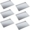 Amgood 18 in. x 26 in. 19 Gauge Full Size Aluminum Bun / Sheet Pan, 6PK SBP-19G-1826-6PK-Z - alternate 1
