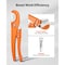 Vevor PEX Pipe Expander Tool for 3/8 in, 1/2 in 3/4 in 1 in PEX Pipes 4 Expanding Heads CT-100A-PEX - alternate 3