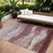 Homeroots 9' X 12' Blush And Brown Abstract Washable Indoor Outdoor Area Rug 604963 - alternate 1