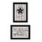Homeroots Set Of Two His Mercies and Thankful 2 Black Framed Print Wall Art, 2PK 408026 - alternate 1