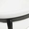 Leisuremod Lume Modern Dining Side Chair in Polyester with Black Steel Frame in White LC20W - alternate 2