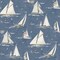 Chesapeake Leeward Navy Sailboat Wallpaper 4071-71035 - alternate 1