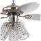 Jonathan Y Kris 42" 3-Light Crystal LED Ceiling Fan With Remote, Chrome JYL9705A - alternate 3