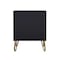 Manhattan Comfort Avira 20 in Nightstand in Black (1-Drawer) NS1720-BK - alternate 1