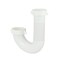 Do It Best 1-1/2'' or 1-1/4'' x 1-1/2'' Flexible White Plastic J-Bend Extendable to 9-1/2'' DIB21250 - alternate 2