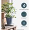 Hc Companies Eclipse 16'' Clay Planter with Saucer ECA16000E35 - alternate 2