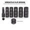 Neiko 0.5 in Dr. Impact Flip Socket Set, Deep, SAE & Metric Sizes 02287B - alternate 2