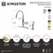 Kingston Brass Single-Handle Kitchen Faucet, Antique Brass KSD2433RNK - alternate 2
