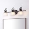 Jonathan Y Virginia 25.25" 3-Light Metal/Glass LED Vanity Light, Oil Rubbed Bronze JYL7409C - alternate 2