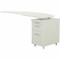 Mayline Right Curved Desk Return Medina Desk Return/Pedestal, Right, Sea Salt, 24" D X 29-1/2" H, 63" W X MNRTPRTSS - alternate 1