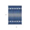 Homeroots 3' X 5' Navy Blue Ivory And Beige Southwestern Washable Indoor Outdoor Area Rug 613927 - alternate 2