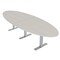 Skutchi Designs 8 Person Conference Table With Power Unit | 10' Oval Table | Harmony Series HAR-OVL-48X120-T-K458-NA - alternate 1