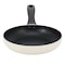 Oster Clairborne 8 Inch Round Nonstick Aluminum Frying Pan in Linen 140515.01 - alternate 2