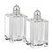 Homeroots Set of Two Clear And Silver Crystal Pepper Shakers 376095 - alternate 2