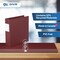 Davis Group Easyview Premium, Round Ring, Customizable, View Binder, (Burgundy, 2"), PK6 8413-08-06 - alternate 2
