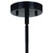 Vaxcel Nikko 16-in W Black Mid-Century Modern Semi Flush Mount Ceiling Light C0259 - alternate 2