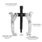 Performance Tool 4 in. Gear Puller, 2-Jaw, Heat Treated Alloy Steel, Drop Forged, Plated W84500 - alternate 2