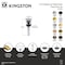 Kingston Brass Push Pop-Up Drain without Overflow, Black Stainless EV700VN - alternate 2