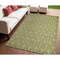 Homeroots 4' X 6' Green And Ivory Geometric Indoor Outdoor Area Rug 572558 - alternate 2