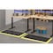 4Dock Diamond-Plate Anti Fatigue Mats, 36 in L x 3ft W, 0.59 in Thickness, PVC, Foam, Diamond Plate MAT012 - alternate 2