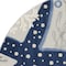 Homeroots 5' Navy Blue And Gray Round Starfish Indoor Outdoor Area Rug 546819 - alternate 2