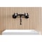 Kingston Brass Double-Handle Wall Mount Bathroom Faucet, Oil Rubbed Bronze KS2115AX - alternate 2