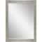 Homeroots 41" Silver Solid Wood Framed Accent Mirror 632813 - alternate 1