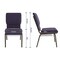 Flash Furniture Purple Fabric Church Chair, PK4 4-FD-CH02185-GV-ROY-BAS-GG - alternate 2
