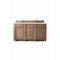 James Martin Vanities Bristol 60'' D Vanity, Whitewashed Walnut w/ Ethereal Noctis Silestone Top w/ Wireless Charger 157-V60D-WW-FENC - alternate 1