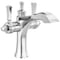 Delta Monoblock Bathroom Faucet, Single Hole, Two Handle, Chrome, 1.2 gpm, 5-1/4 in Spout Reach 856-DST - alternate 1