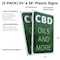 Signmission CDB Oils and More, Plastic Signs Only 24 Inch x 36 Inch, Corrugated Plastic, 2PK CSB-2436-2PACK-30358 - alternate 2