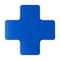 Brady ToughStripe Max Floor Marking Cross 2 in W x 5 in H Blue, 984PK 177099 - alternate 1