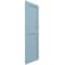 Ekena Millwork True Fit PVC Two Equal Flat Panel Shutters, Peaceful Blue, 15W x 46H, PR TFP101FPF15X046SB - alternate 2
