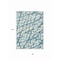 Homeroots 8' X 10' Teal Blue And Ivory Abstract Washable Indoor Outdoor Area Rug 614392 - alternate 2