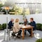 Edendirect 48000 BTU Propane Patio Heater, Portable Wheeled Standing Heater with Triple Safety Protection ZRW3802P366684 - alternate 2