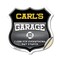 Signmission Carl's Garage I Can Fix Everything But Stupid, 18 Inch X 18 Inch, Vinyl Decal SHI-D-18-490-CARL - alternate 1