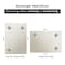 Fab Glass And Mirror 24in x 36in in Rectangle Beveled Polished Frameless Wall Mirror with Hooks, Tempered, Glass MRec24x36BE6MM - alternate 3