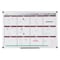 Mastervision Magnetic 12-Month Dry-Erase Planner, Red and Silver Design, 2x3' GA0375170 - alternate 3