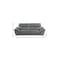 Homeroots 69in Gray And Silver Faux Leather Love Seat 329500 - alternate 2