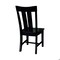 Whitewood Industries Set of Two Ava Dining Chairs, Black, PK2 CI46-13P - alternate 3