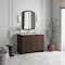 James Martin Vanities Gracyn 48 in. Single Vanity, Sable, w/ 3 CM White Zeus Quartz Top D125-V48-SBL-3WZ - alternate 2