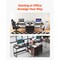 Vevor L-Shaped Computer Desk 59-inch Reversible Gaming Desk 4 Woodern Drawers DX0202-C250335D-01 - alternate 3