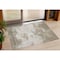 Homeroots 3' X 5' Taupe And Beige Abstract Washable Indoor Outdoor Area Rug 599526 - alternate 1