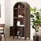Baxton Studio Hayes Wood Cabinet with Arch Top 268-14659-ZORO - alternate 2