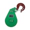 Mytee Products Snatch Block w/Hook WLL 8 Ton 8 in Sheave 3/4 inWire Rope Wrecker Roll Back Recovery SB8-8 - alternate 2